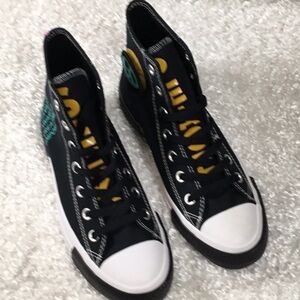 NWT Converse Black and White High-Top Sneakers